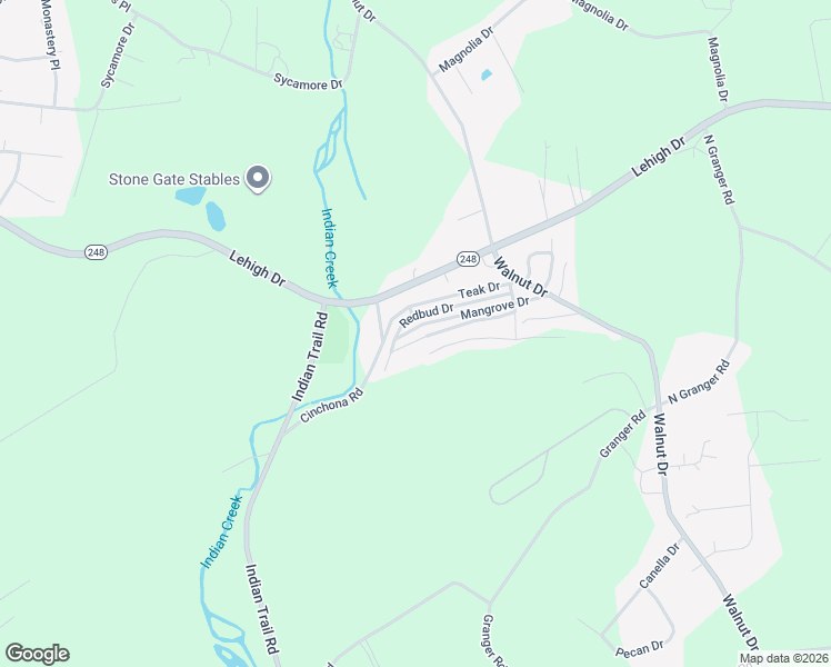 map of restaurants, bars, coffee shops, grocery stores, and more near 3797 Mangrove Drive in Northampton