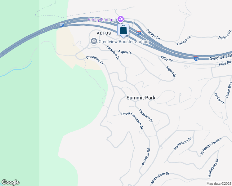 map of restaurants, bars, coffee shops, grocery stores, and more near 50 Innsbruck Strasse in Park City