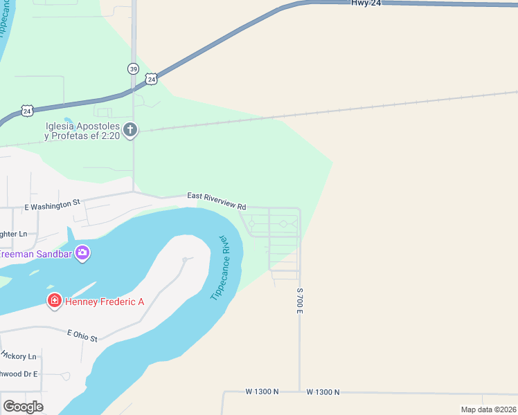 map of restaurants, bars, coffee shops, grocery stores, and more near 1323-1409 East Riverview Road in Monticello
