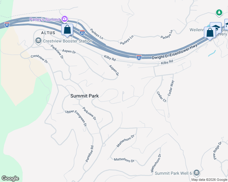 map of restaurants, bars, coffee shops, grocery stores, and more near 340 Woodland Dr in Park City