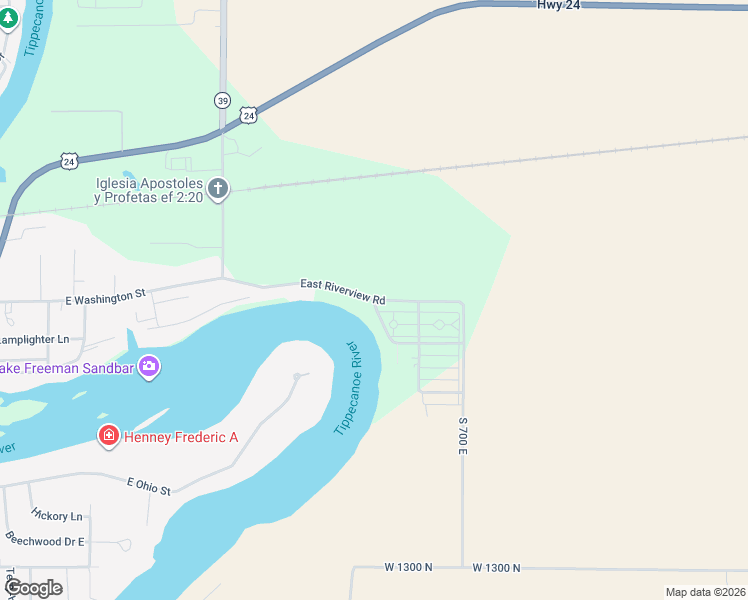 map of restaurants, bars, coffee shops, grocery stores, and more near 1323 East Riverview Road in Monticello