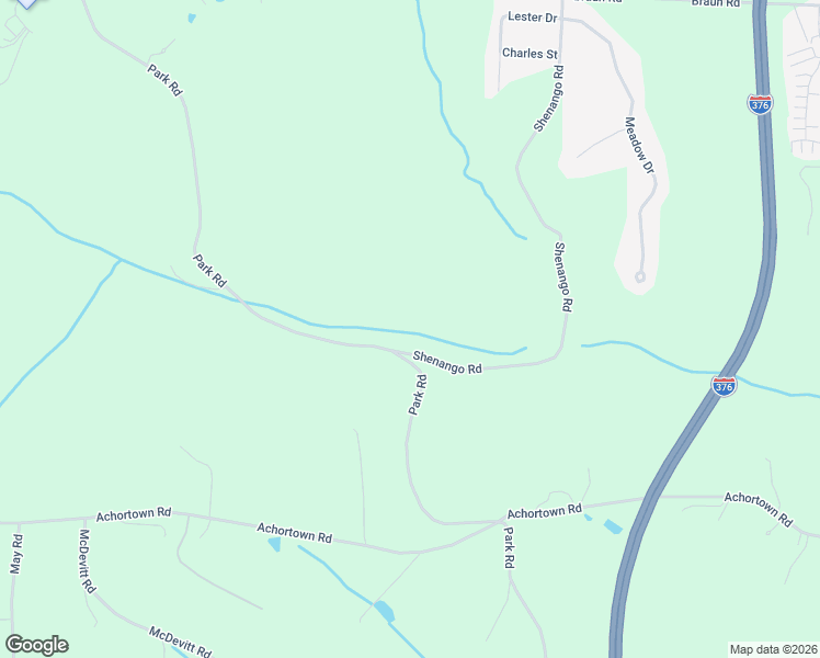 map of restaurants, bars, coffee shops, grocery stores, and more near 1-71 Shenango Road in Beaver Falls