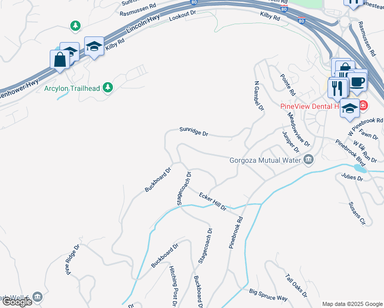 map of restaurants, bars, coffee shops, grocery stores, and more near 3697 Wagon Wheel Way in Park City