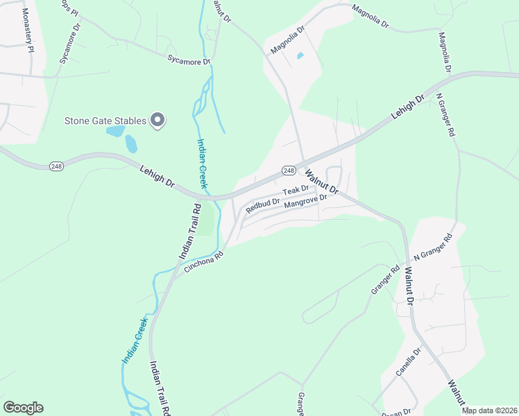 map of restaurants, bars, coffee shops, grocery stores, and more near 3797 Mangrove Drive in Northampton