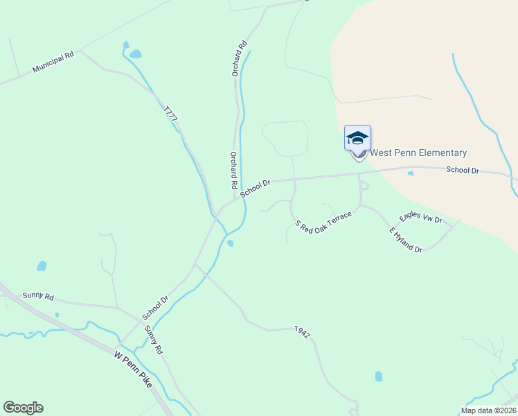 map of restaurants, bars, coffee shops, grocery stores, and more near 14 Mooreland Lane in New Ringgold