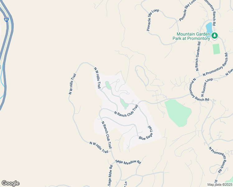 map of restaurants, bars, coffee shops, grocery stores, and more near 8052 Western Sky in Park City