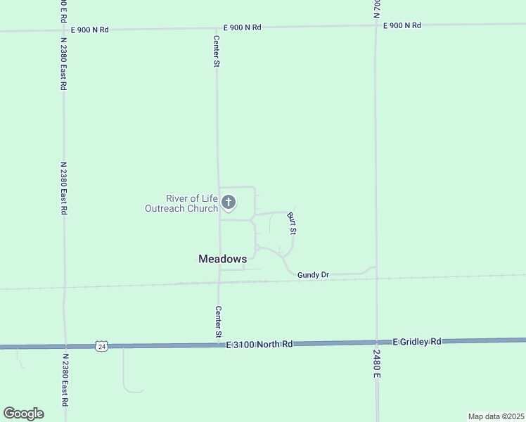 map of restaurants, bars, coffee shops, grocery stores, and more near 24164 Oak Court in Chenoa