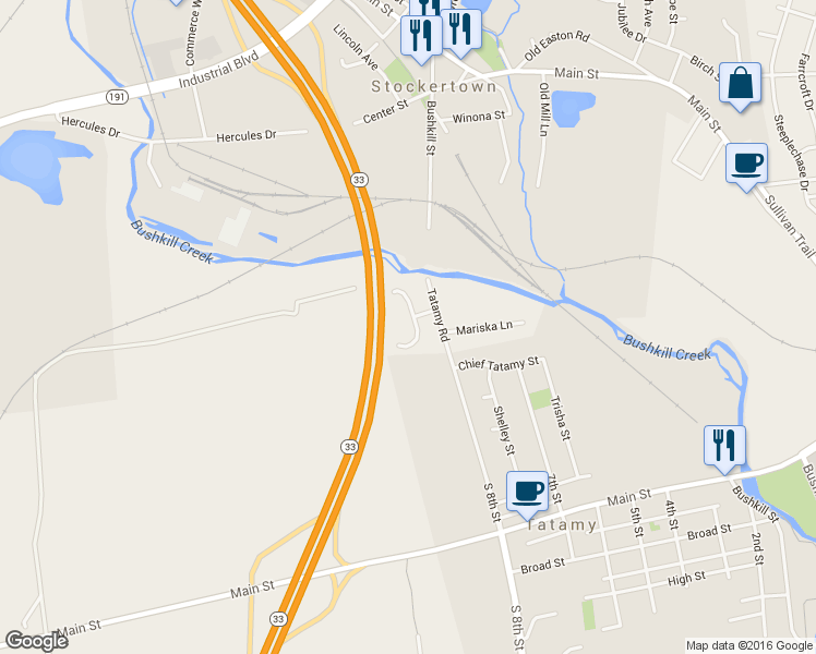 map of restaurants, bars, coffee shops, grocery stores, and more near 14 Babbling Brook Road in Easton