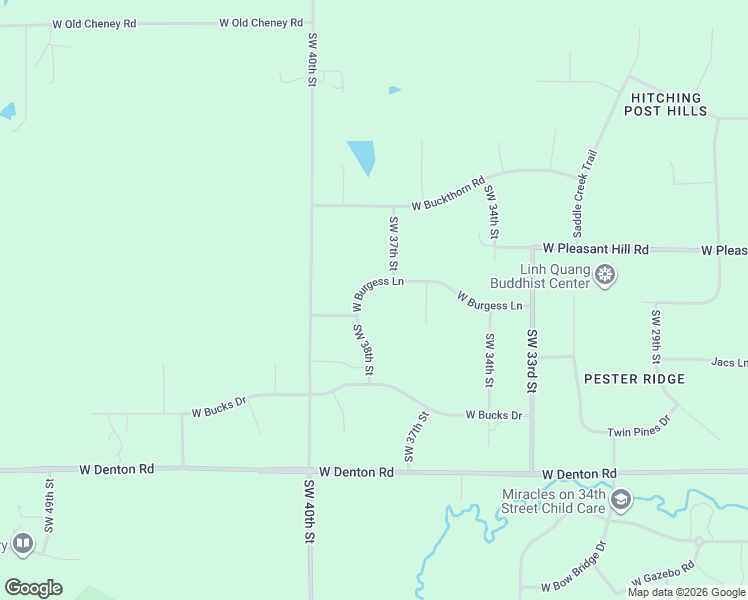 map of restaurants, bars, coffee shops, grocery stores, and more near 3730 West Burgess Lane in Lincoln