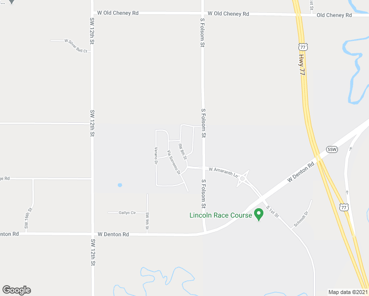 map of restaurants, bars, coffee shops, grocery stores, and more near 6410 Southwest 8th Street in Lincoln
