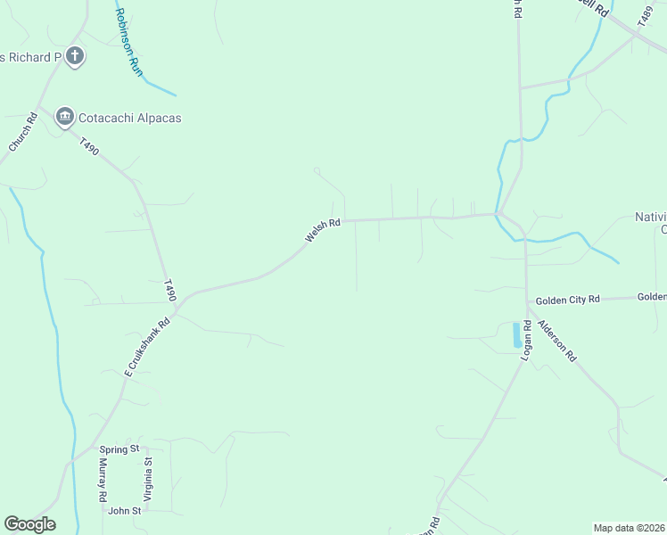 map of restaurants, bars, coffee shops, grocery stores, and more near 251 Welsh Road in Valencia