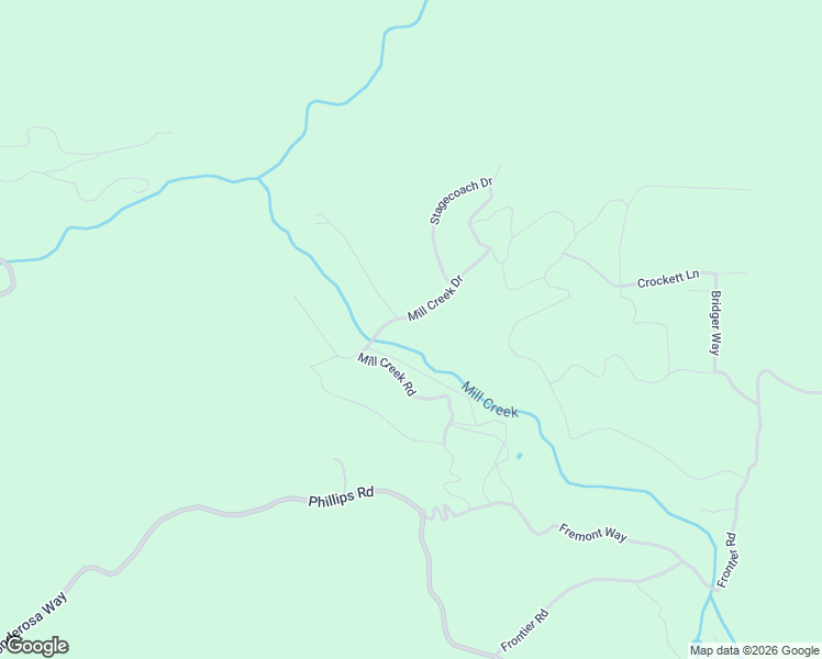 map of restaurants, bars, coffee shops, grocery stores, and more near 15700-15850 Mill Creek Drive in Oak Run