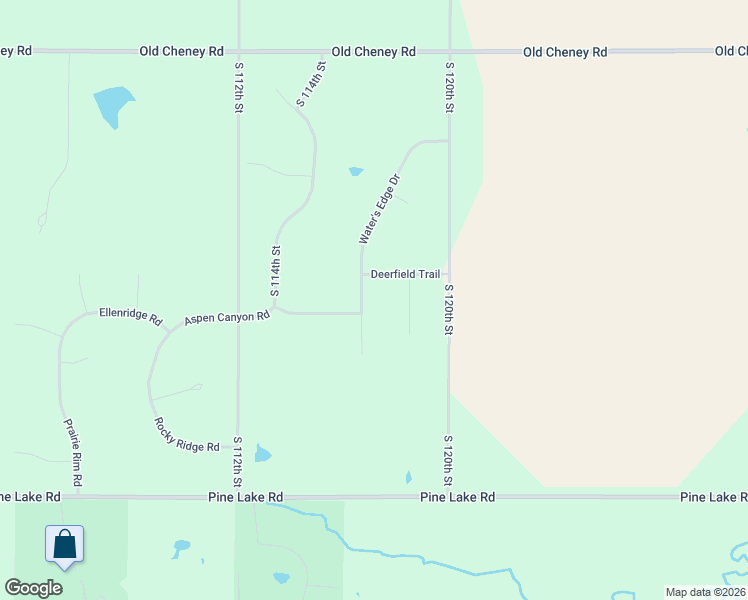 map of restaurants, bars, coffee shops, grocery stores, and more near 6344 Water's Edge Drive in Lincoln