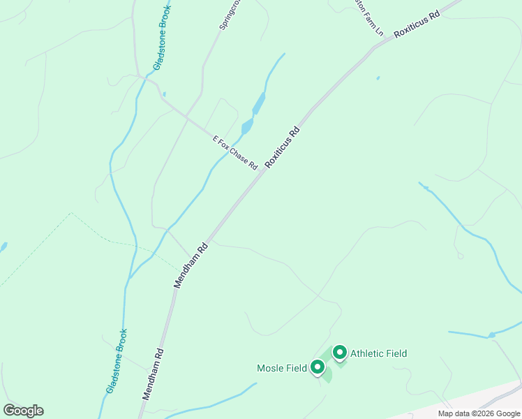 map of restaurants, bars, coffee shops, grocery stores, and more near 96 Roxiticus Road in Far Hills