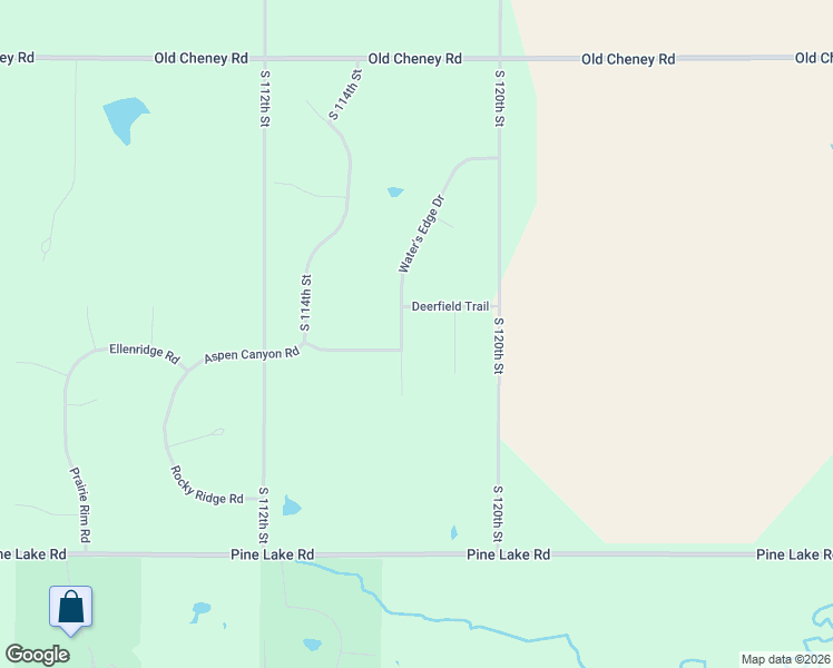 map of restaurants, bars, coffee shops, grocery stores, and more near 6344 Water's Edge Drive in Lincoln