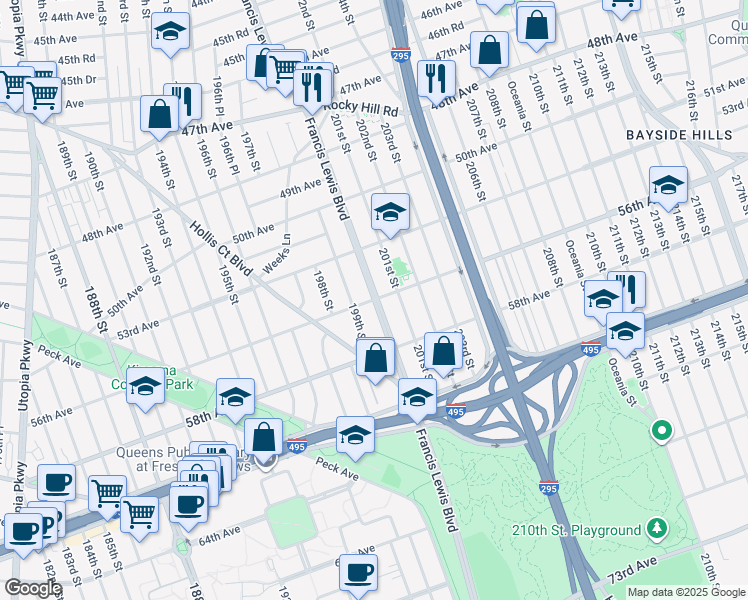 Francis Lewis Blvd & 56th Ave, New York NY Walk Score