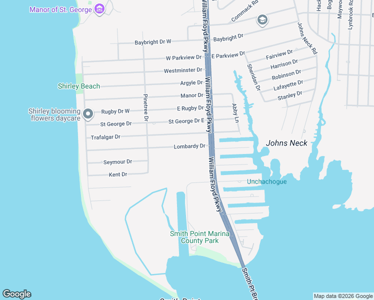 map of restaurants, bars, coffee shops, grocery stores, and more near 99 Lombardy Drive in Shirley