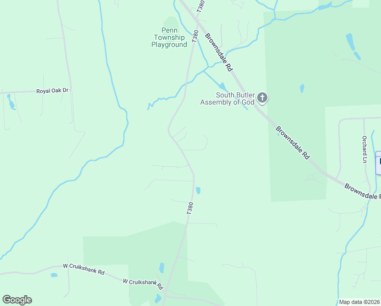 map of restaurants, bars, coffee shops, grocery stores, and more near 185 Jones Road in Butler