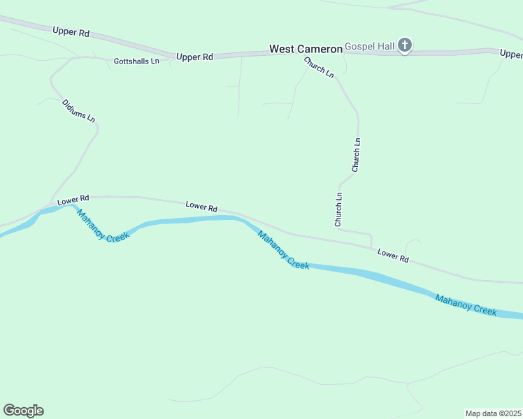 map of restaurants, bars, coffee shops, grocery stores, and more near Lower Road in Shamokin