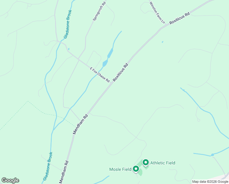 map of restaurants, bars, coffee shops, grocery stores, and more near 96 Roxiticus Road in Far Hills