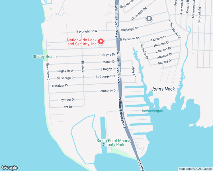map of restaurants, bars, coffee shops, grocery stores, and more near 99 Lombardy Drive in Shirley