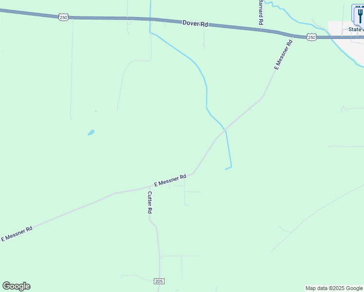 map of restaurants, bars, coffee shops, grocery stores, and more near 6060 East Messner Road in Apple Creek