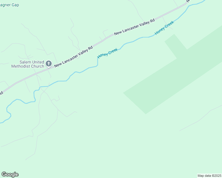 map of restaurants, bars, coffee shops, grocery stores, and more near 3558 New Lancaster Valley Road in Milroy