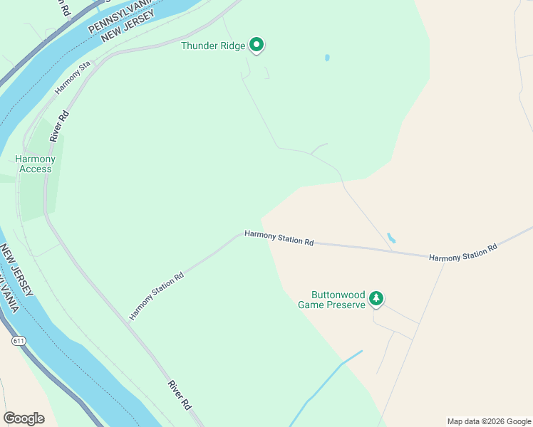 map of restaurants, bars, coffee shops, grocery stores, and more near 285 Harmony Station Road in Phillipsburg