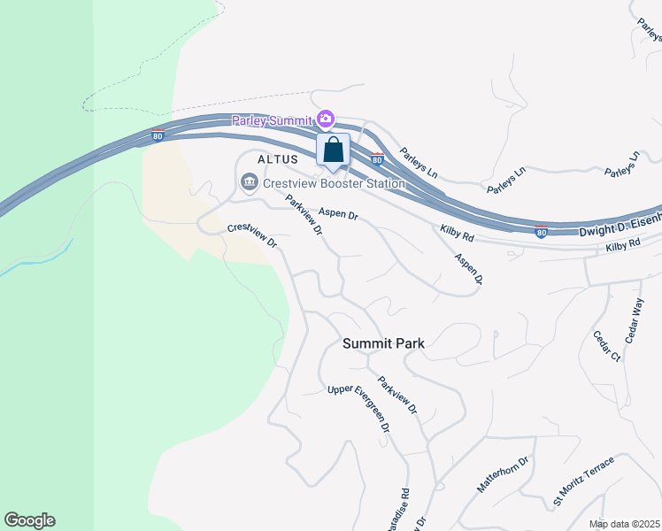 map of restaurants, bars, coffee shops, grocery stores, and more near 250 Parkview Drive in Park City