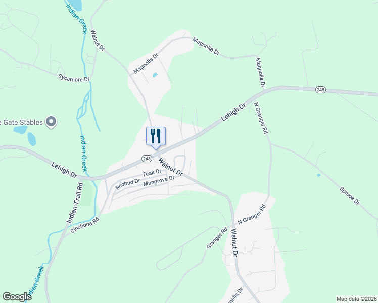 map of restaurants, bars, coffee shops, grocery stores, and more near 3705 Lehigh Drive in Northampton