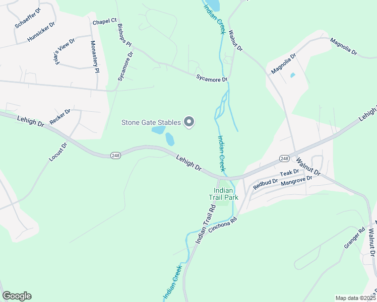 map of restaurants, bars, coffee shops, grocery stores, and more near 3882 Lehigh Drive in Northampton