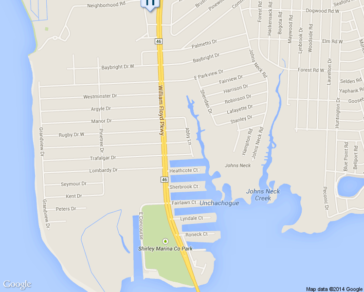 map of restaurants, bars, coffee shops, grocery stores, and more near 126 Saint George Drive East in Shirley