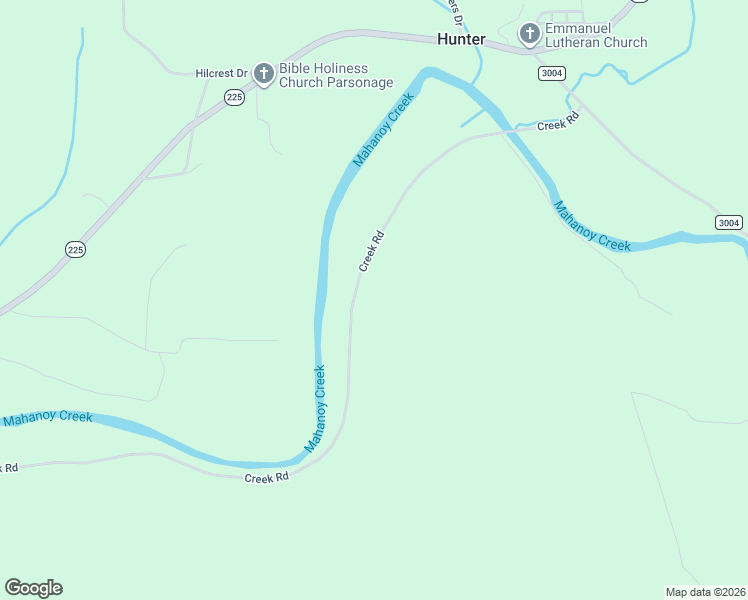 map of restaurants, bars, coffee shops, grocery stores, and more near Creek Road in Dornsife