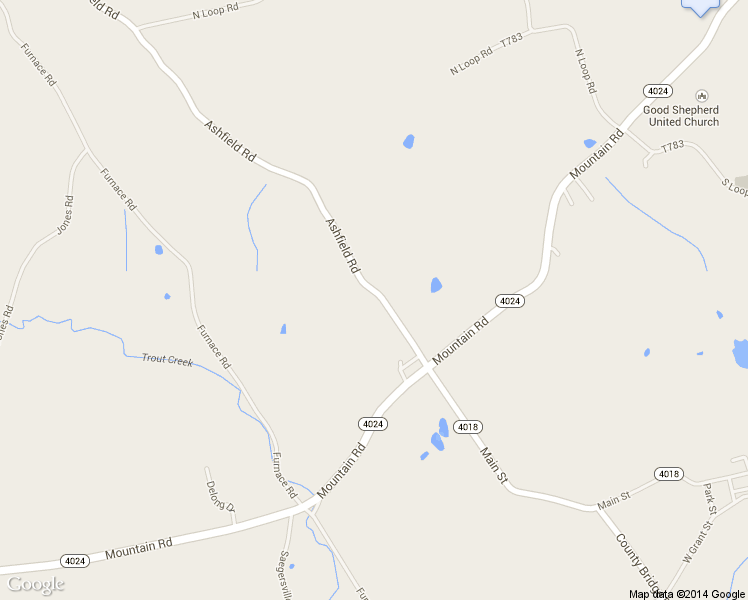 map of restaurants, bars, coffee shops, grocery stores, and more near 8722 Ashfield Road in Slatington