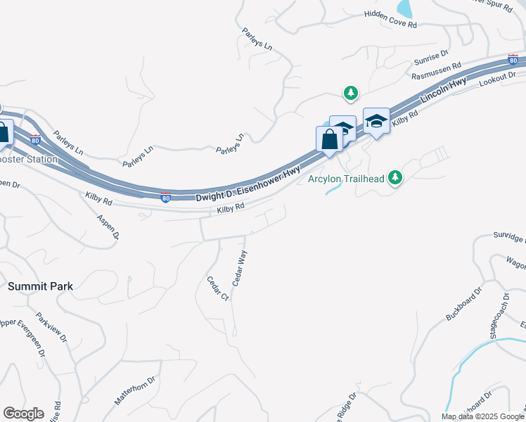 map of restaurants, bars, coffee shops, grocery stores, and more near 4553 Balsam Drive in Park City