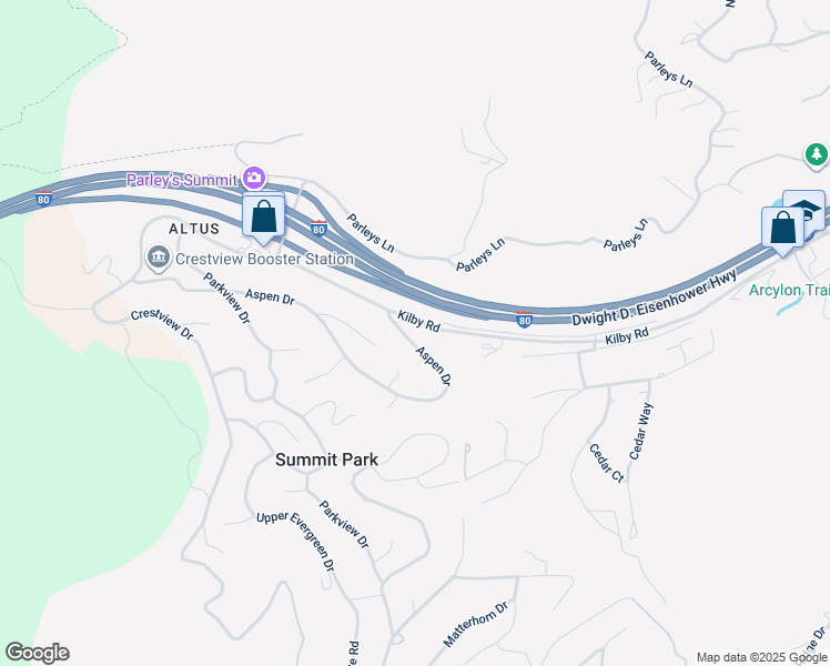 map of restaurants, bars, coffee shops, grocery stores, and more near 435 Aspen Drive in Park City