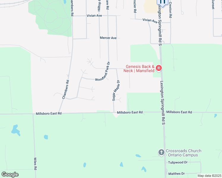 map of restaurants, bars, coffee shops, grocery stores, and more near 300 Sugar Maple Drive in Ontario