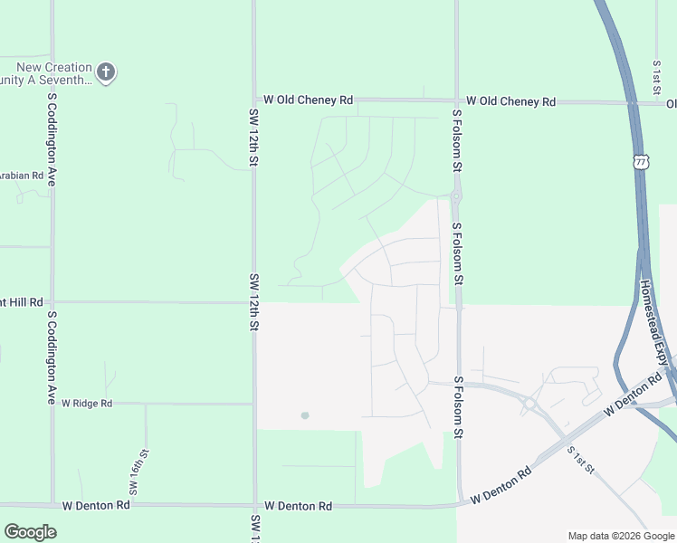 map of restaurants, bars, coffee shops, grocery stores, and more near 6000 SW 12th St in Lincoln