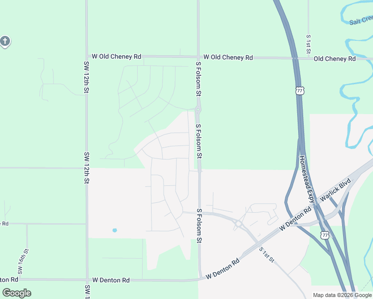 map of restaurants, bars, coffee shops, grocery stores, and more near 6410 Southwest 8th Street in Lincoln