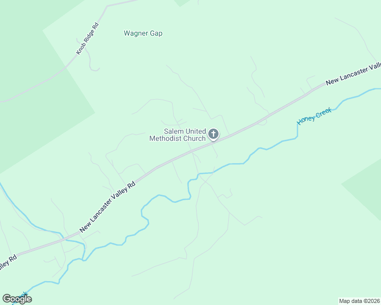 map of restaurants, bars, coffee shops, grocery stores, and more near 140 New Lancaster Valley Road in Milroy