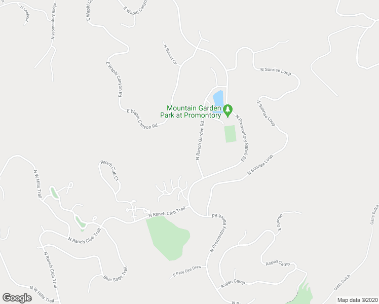 map of restaurants, bars, coffee shops, grocery stores, and more near 8267 North Ranch Garden Road in Park City