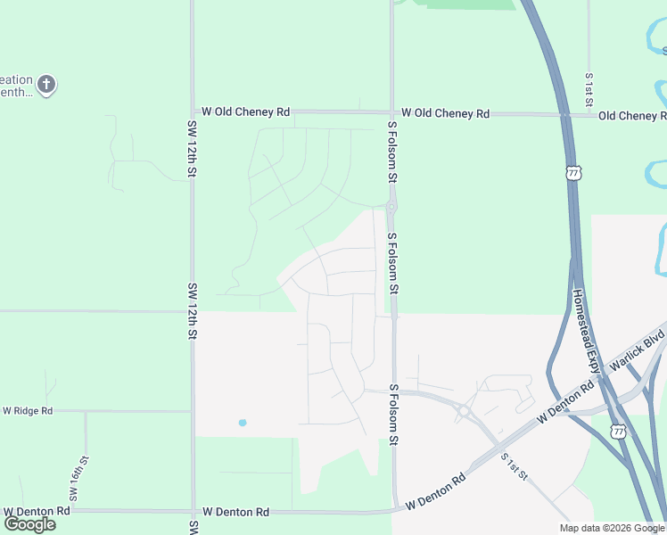 map of restaurants, bars, coffee shops, grocery stores, and more near 5701-6371 South Folsom Street in Lincoln