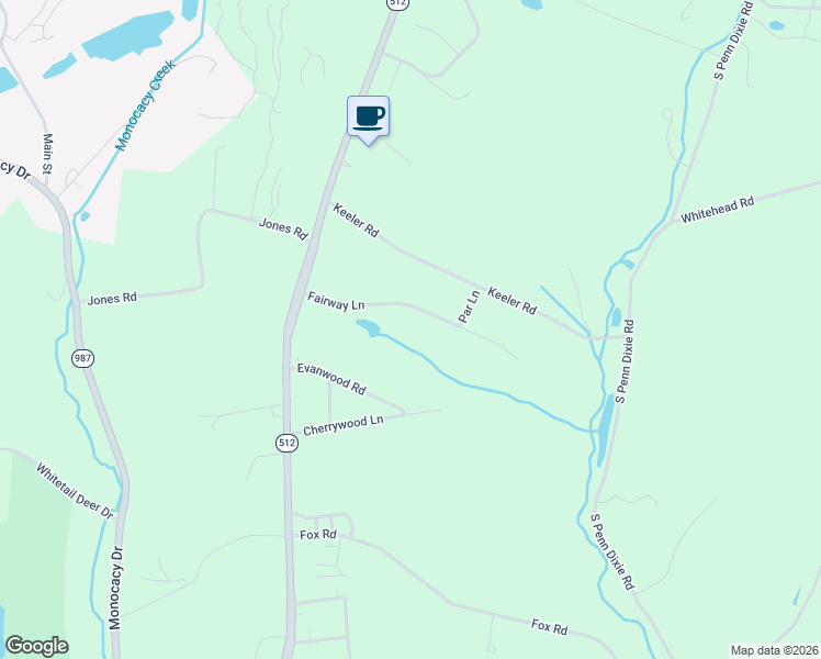 map of restaurants, bars, coffee shops, grocery stores, and more near 2451 Fairway Lane in Bath