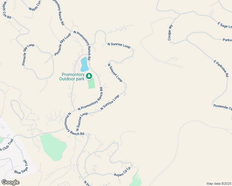 map of restaurants, bars, coffee shops, grocery stores, and more near 8053 North Sunrise Loop in Park City