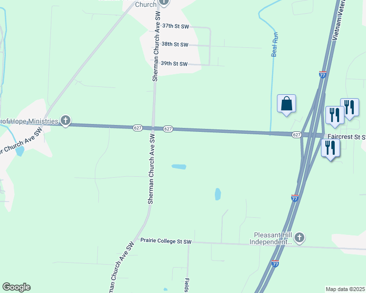 map of restaurants, bars, coffee shops, grocery stores, and more near in Canton