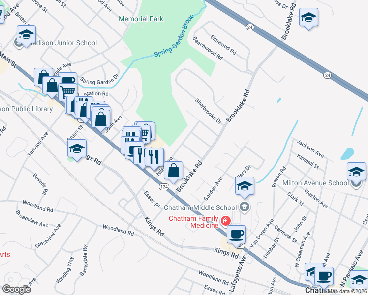 map of restaurants, bars, coffee shops, grocery stores, and more near 35 Niles Avenue in Madison