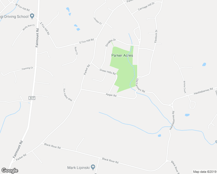 map of restaurants, bars, coffee shops, grocery stores, and more near 3 Green Hills Road in Washington Township