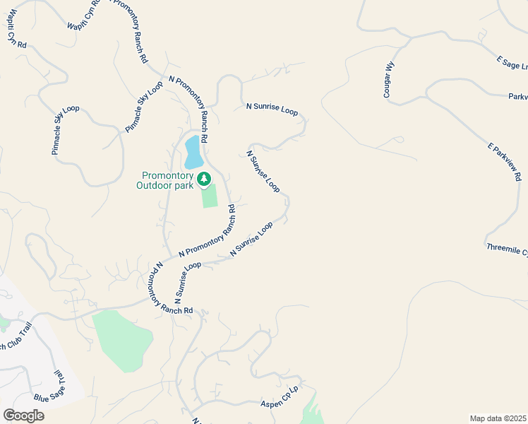 map of restaurants, bars, coffee shops, grocery stores, and more near 8053 North Sunrise Loop in Park City