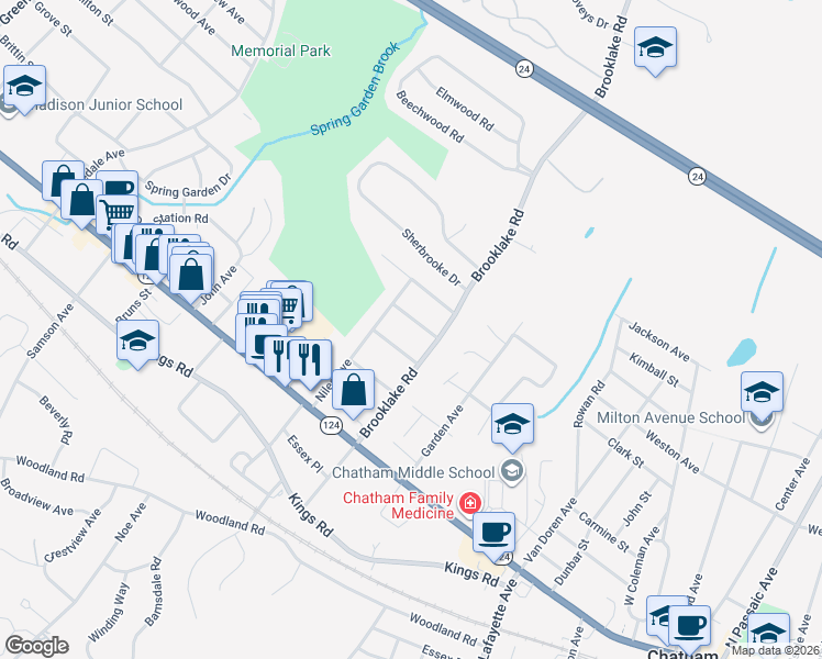 map of restaurants, bars, coffee shops, grocery stores, and more near 9 Fletcher Place in Madison