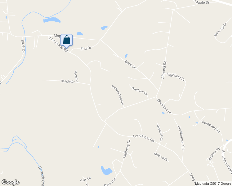 map of restaurants, bars, coffee shops, grocery stores, and more near 4548 Richard Terrace in Walnutport